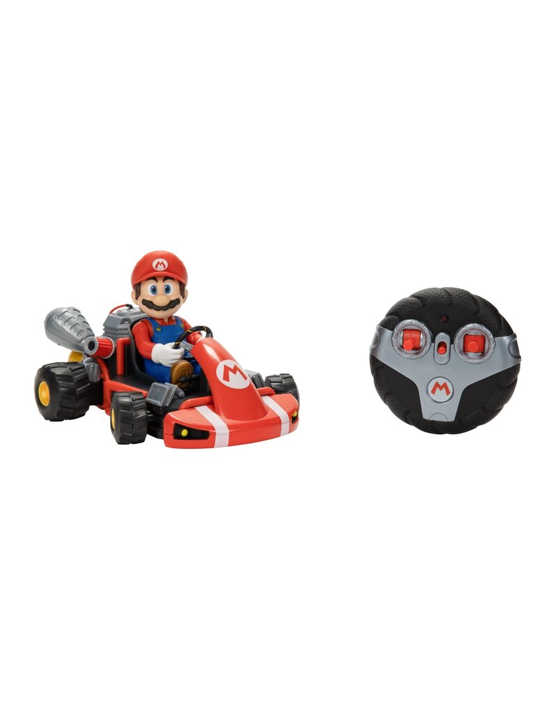 JAKKS PACIFIC 41822 SUPER MARIO BROS MOVIE RUMBLE RC KART RACER 2.4 GHZ