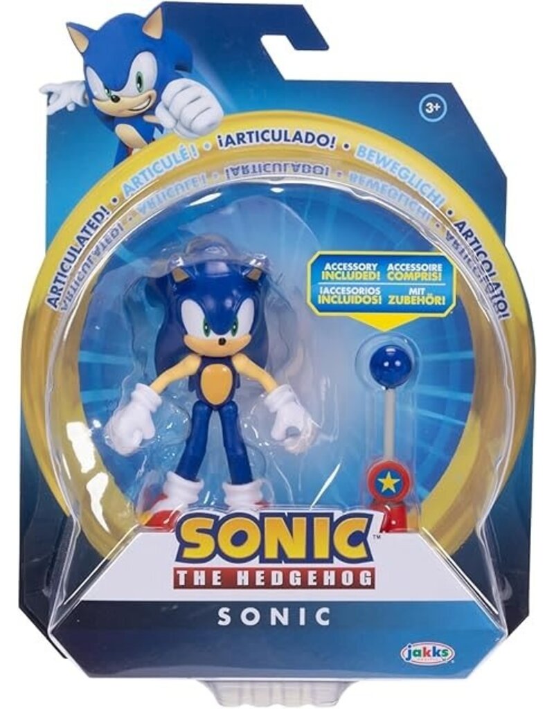 JAKKS PACIFIC 42194 SONIC THE HEDGEHOG WITH BLUE CHECKPOINT ACTION FIGURE