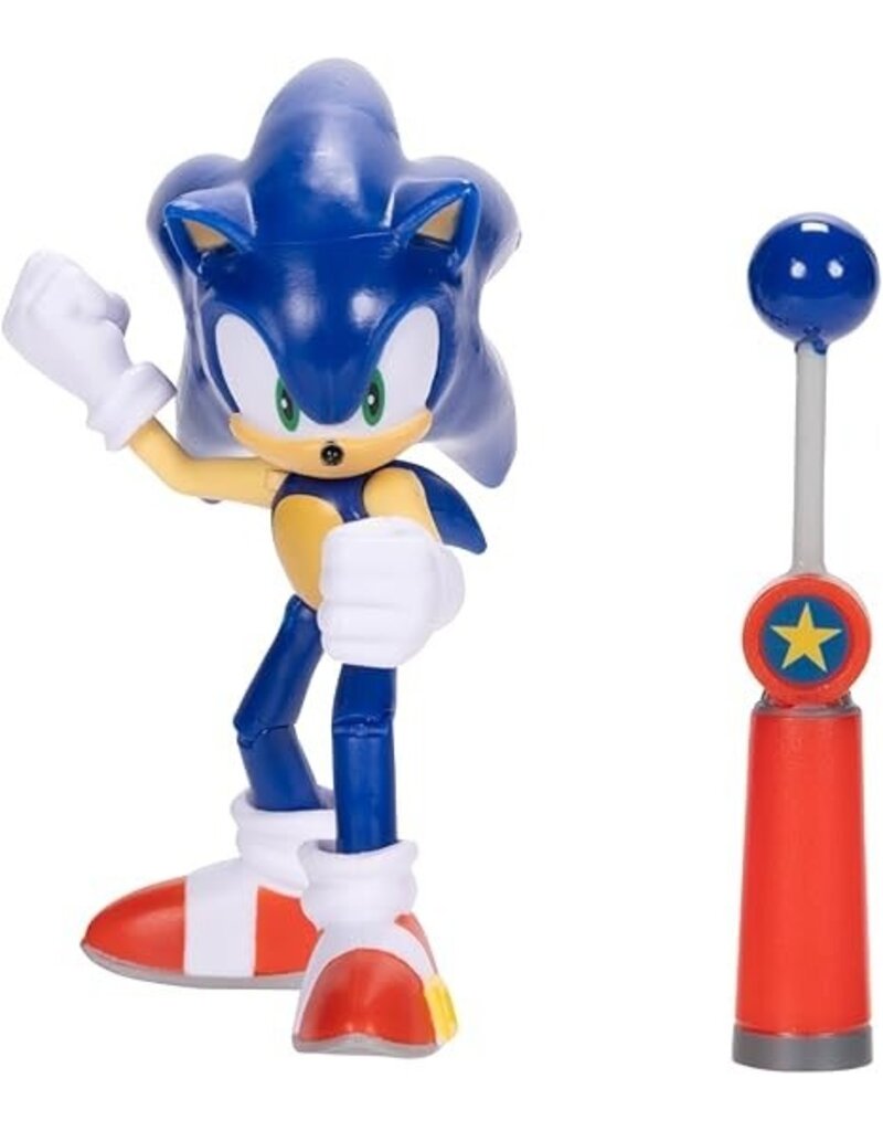 JAKKS PACIFIC 42194 SONIC THE HEDGEHOG WITH BLUE CHECKPOINT ACTION FIGURE