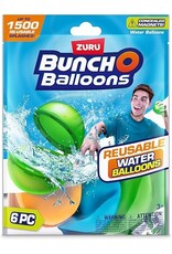 BUNCH O BALLOONS REUSABLE WATER BALLOONS -6PK