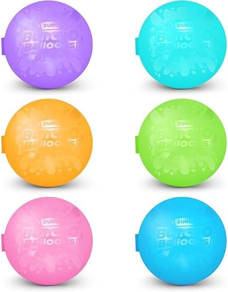 BUNCH O BALLOONS REUSABLE WATER BALLOONS -6PK
