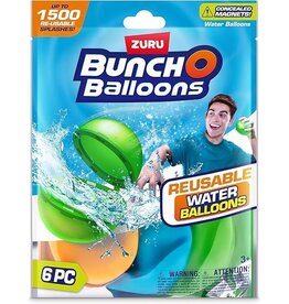 ZURU BUNCH O BALLOONS REUSABLE WATER BALLOONS -6PK