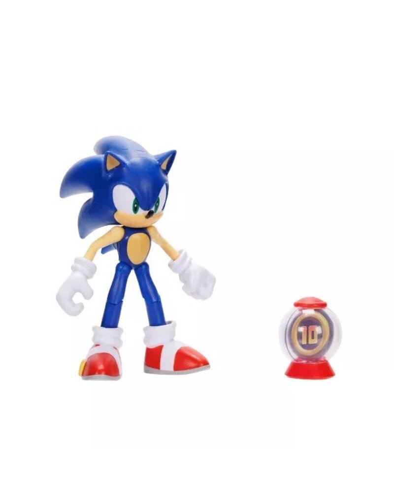 JAKKS PACIFIC 41925 SONIC THE HEDGEHOG WITH SUPER RING ITEM BOX ACTION FIGURE
