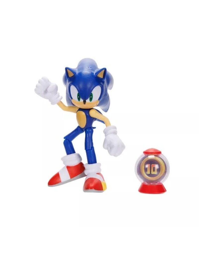 JAKKS PACIFIC 41925 SONIC THE HEDGEHOG WITH SUPER RING ITEM BOX ACTION FIGURE