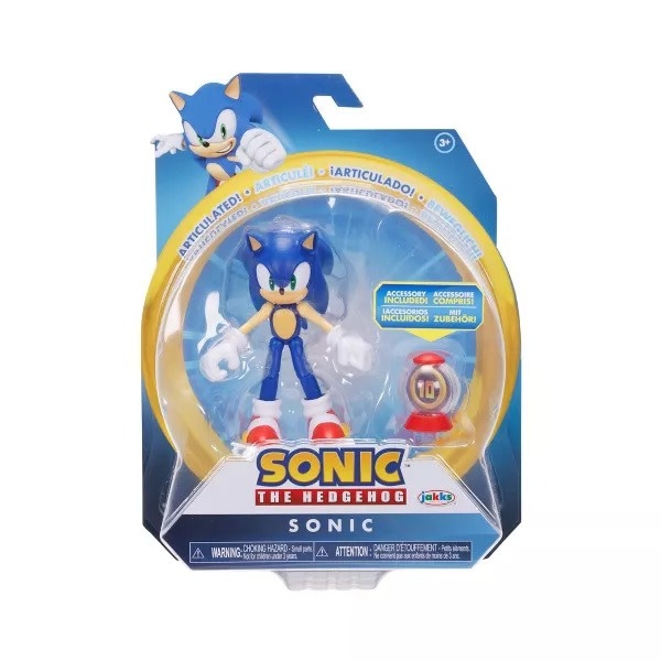 41925 SONIC THE HEDGEHOG WITH SUPER RING ITEM BOX ACTION FIGURE