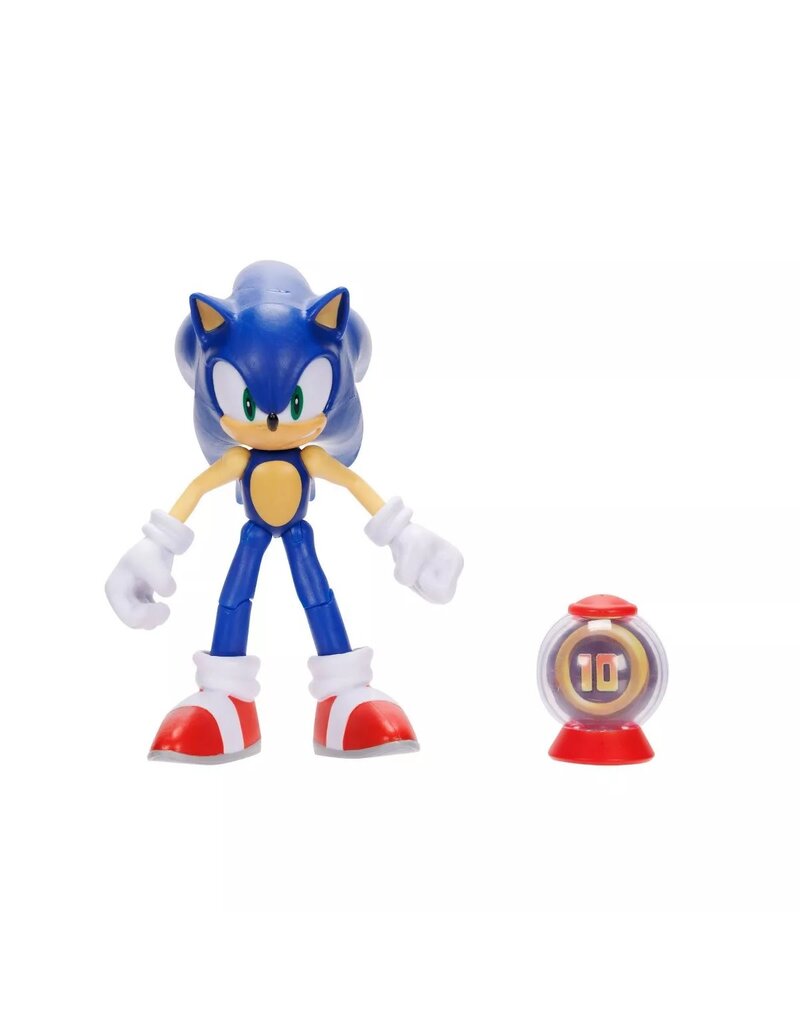 JAKKS PACIFIC 41925 SONIC THE HEDGEHOG WITH SUPER RING ITEM BOX ACTION FIGURE