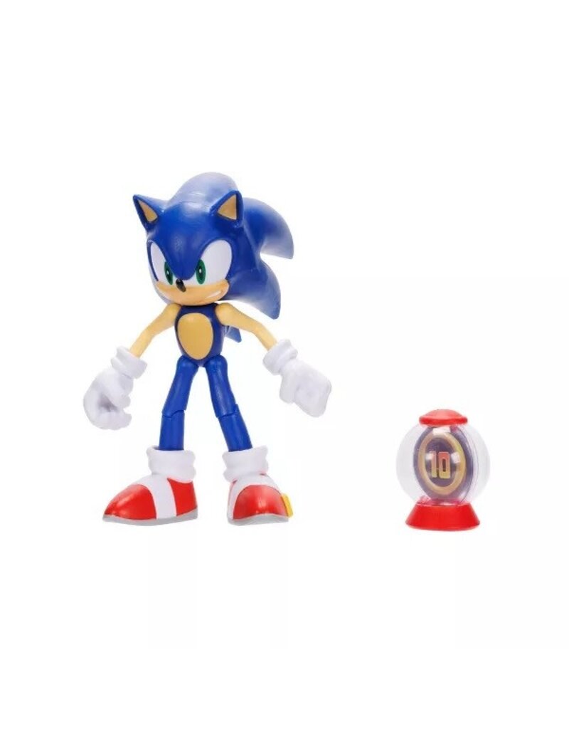 JAKKS PACIFIC 41925 SONIC THE HEDGEHOG WITH SUPER RING ITEM BOX ACTION FIGURE