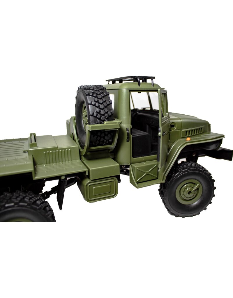 WPL IMX77724 1/16 MILITARY URAL WITH TRAILER RTR ARMY GREEN