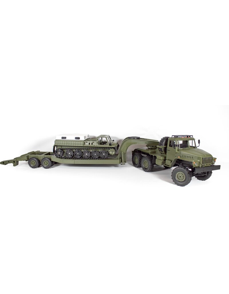 WPL IMX77724 1/16 MILITARY URAL WITH TRAILER RTR ARMY GREEN