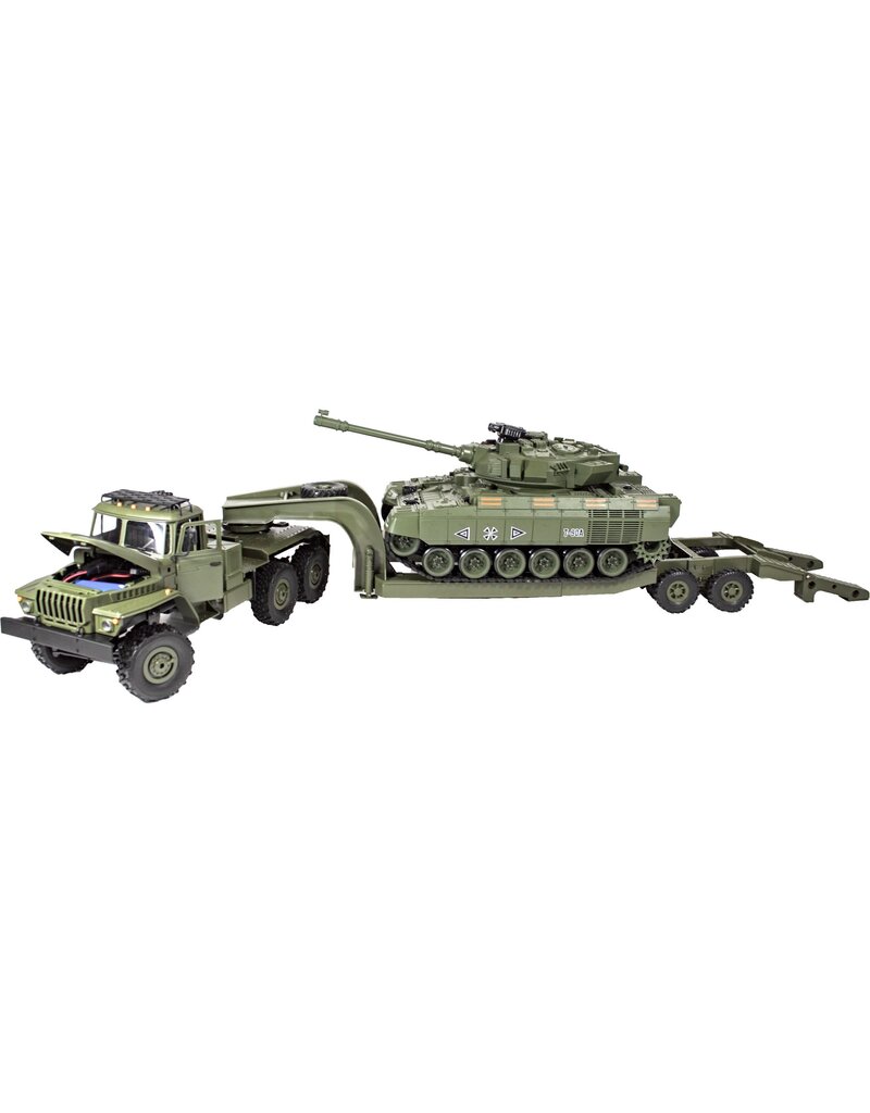 WPL IMX77724 1/16 MILITARY URAL WITH TRAILER RTR ARMY GREEN
