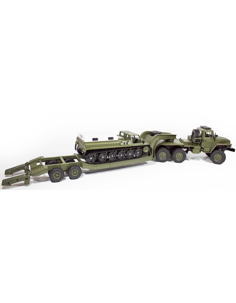 WPL IMX77724 1/16 MILITARY URAL WITH TRAILER RTR ARMY GREEN