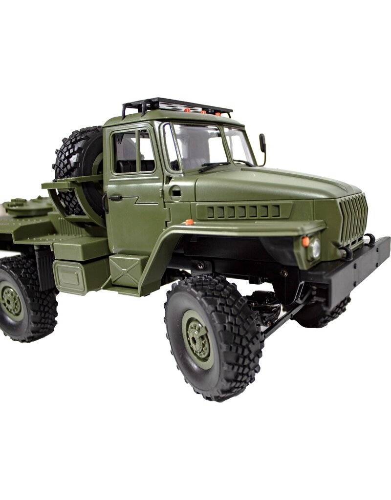 WPL IMX77724 1/16 MILITARY URAL WITH TRAILER RTR ARMY GREEN
