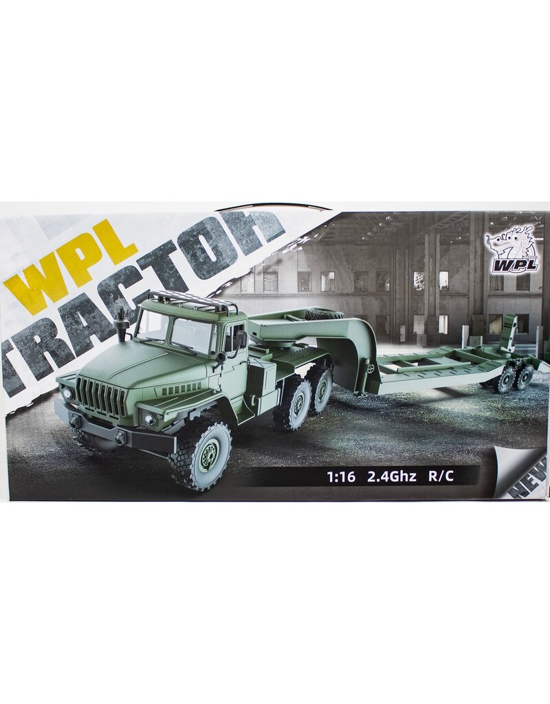 WPL IMX77724 1/16 MILITARY URAL WITH TRAILER RTR ARMY GREEN