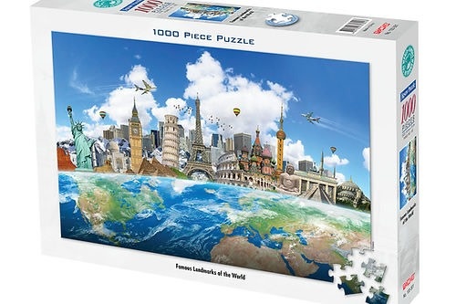 TOM100-301 FAMOUS LANDMARKS OF THE WORLD 1000PCS