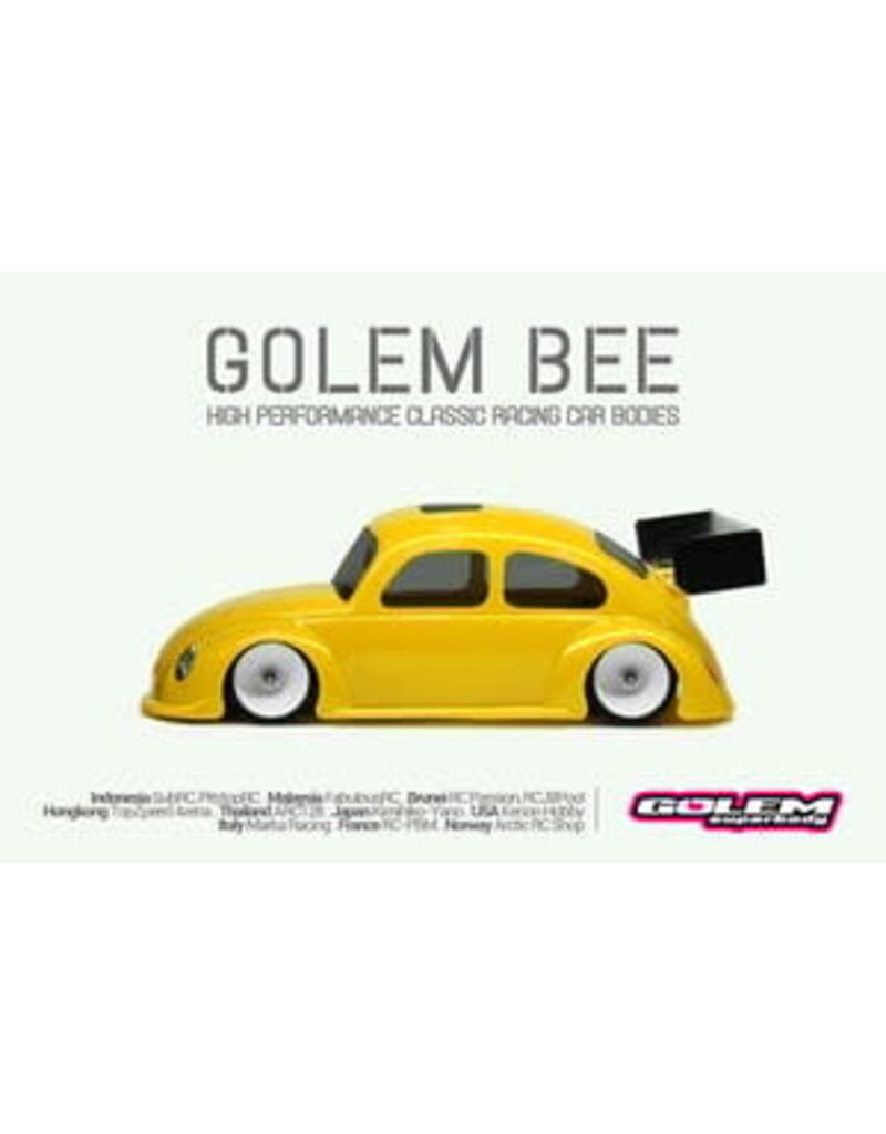 GOLEM SUPERBODY KEN G102R GOLEM BEE LEXAN BODY 98MM WHEEL BASE
