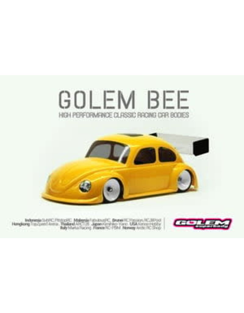GOLEM SUPERBODY KEN G102R GOLEM BEE LEXAN BODY 98MM WHEEL BASE