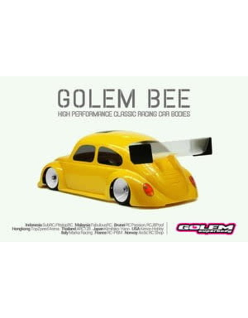 GOLEM SUPERBODY KEN G102R GOLEM BEE LEXAN BODY 98MM WHEEL BASE