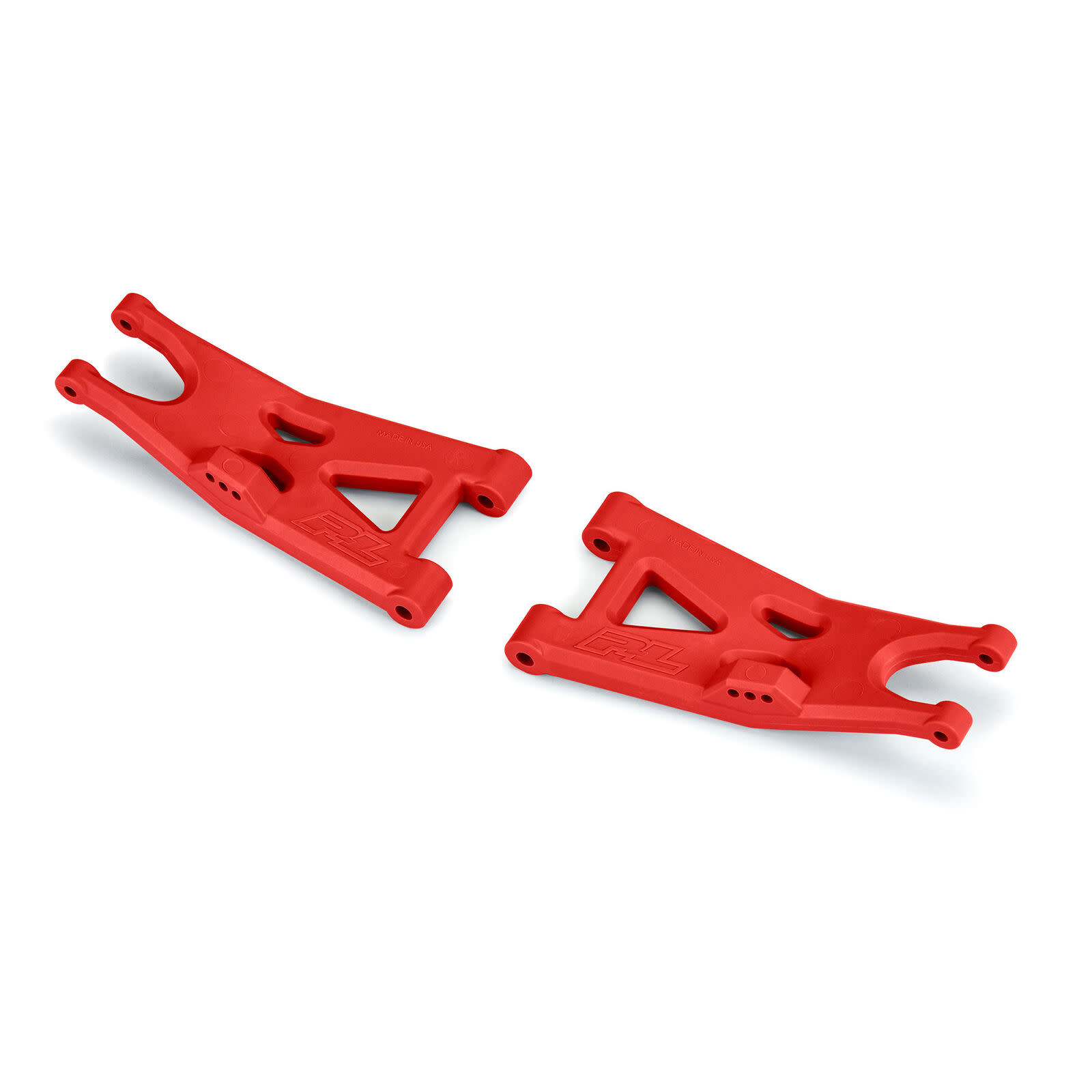 PRO639907 BASH ARMOR FRONT SUSPENION ARMS FOR ARRMA 3S: RED