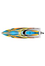 TRAXXAS TRA38104-8-ORNG BLAST BOAT RTR W/ USB-C: ORANGE