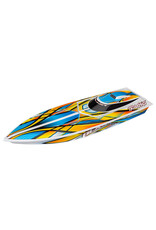 TRAXXAS TRA38104-8-ORNG BLAST BOAT RTR W/ USB-C: ORANGE