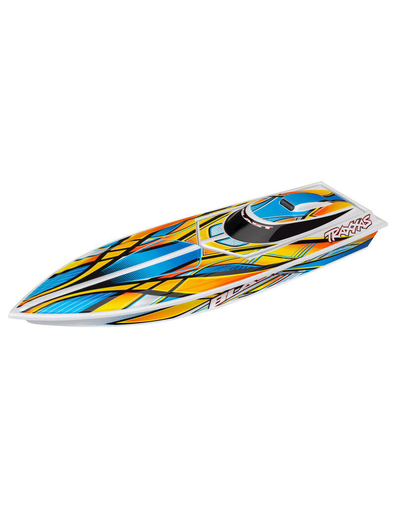 TRAXXAS TRA38104-8-ORNG BLAST BOAT RTR W/ USB-C: ORANGE