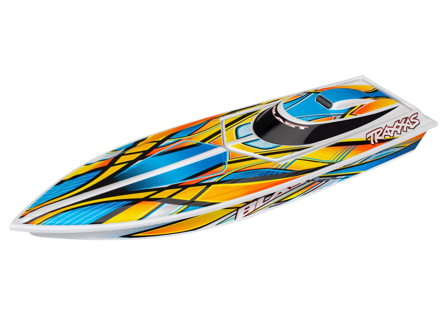 1/10 Blast Race Boat With USB-C Charger - Orange