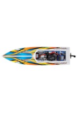TRAXXAS TRA38104-8-ORNG BLAST BOAT RTR W/ USB-C: ORANGE