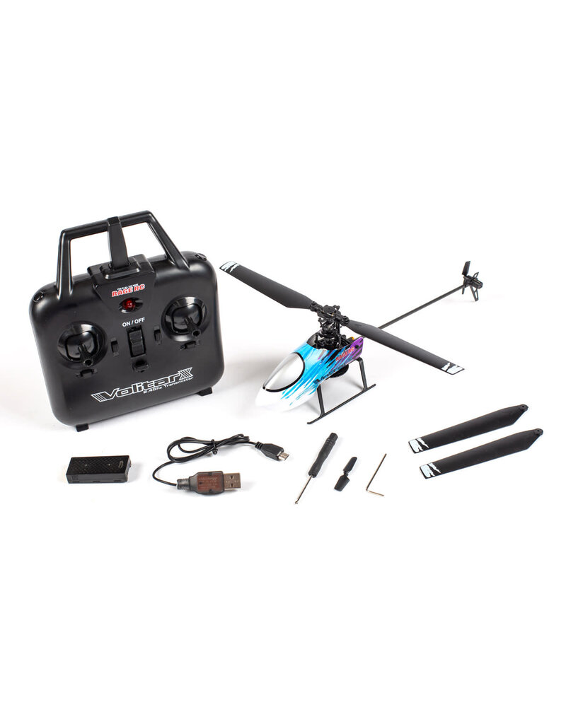 RAGE RC RGR6002 VOLITAR X RTF MICRO HELI WITH BLUE CANOPY