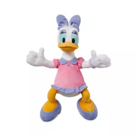 DISNEY DAISY DUCK PLUSH -MEDIUM 13 ''
