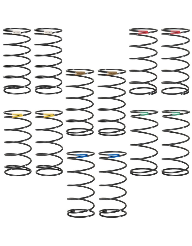 1UP RACING 1UP10510 X-GEAR 13MM BUGGY FRONT SPRINGS - 6 PAIR PRO PACK