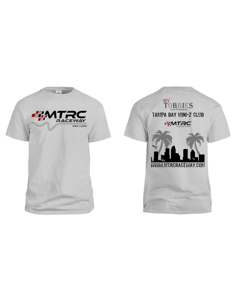 MY TOBBIES MTRC RACEWAY FINAL ICE GREY T-SHIRT 2X-LARGE
