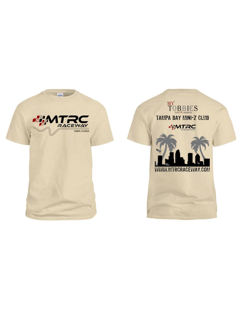 MY TOBBIES MTRC RACEWAY NATURAL T-SHIRT X-LARGE