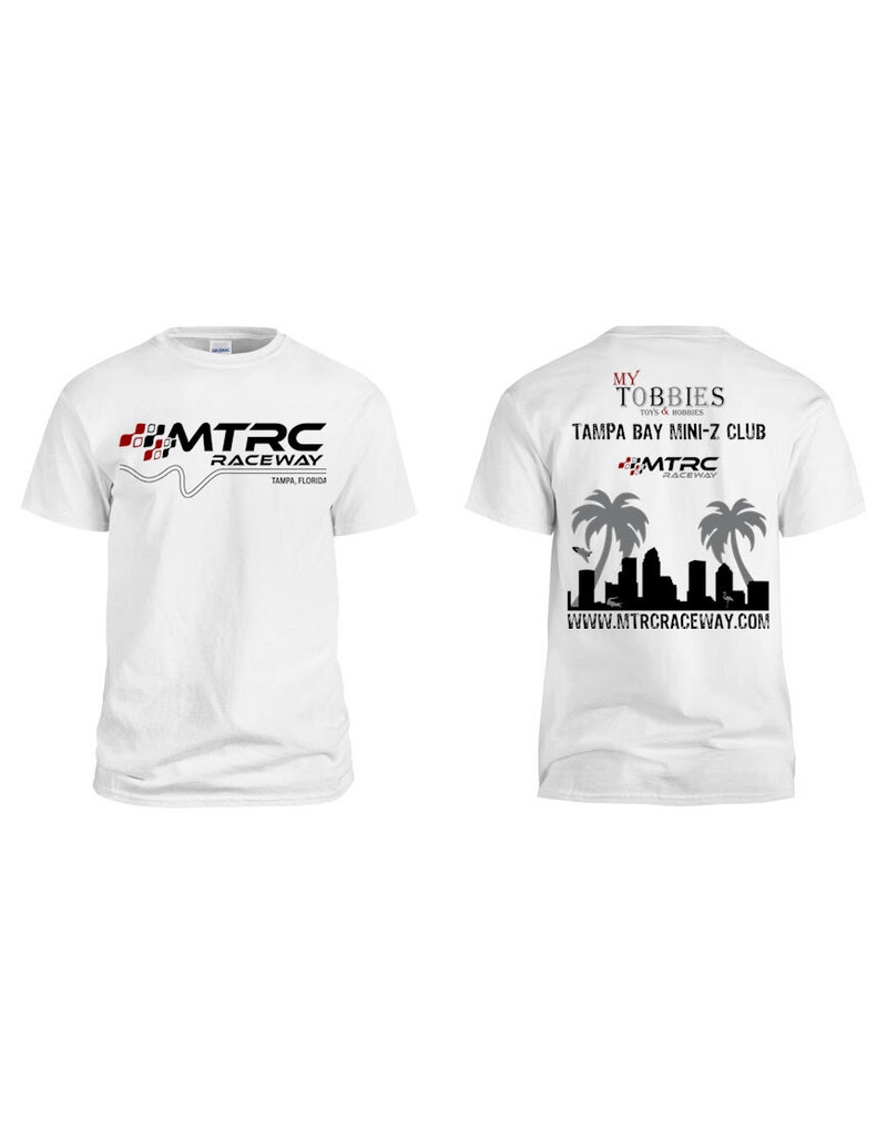 MY TOBBIES MTRC RACEWAY WHITE T-SHIRT X-LARGE