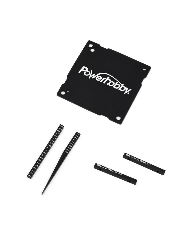 POWER HOBBY PHB5894 ALUMINUM CHASSIS SETUP TOOL KIT, FOR KYOSHO MINI-Z