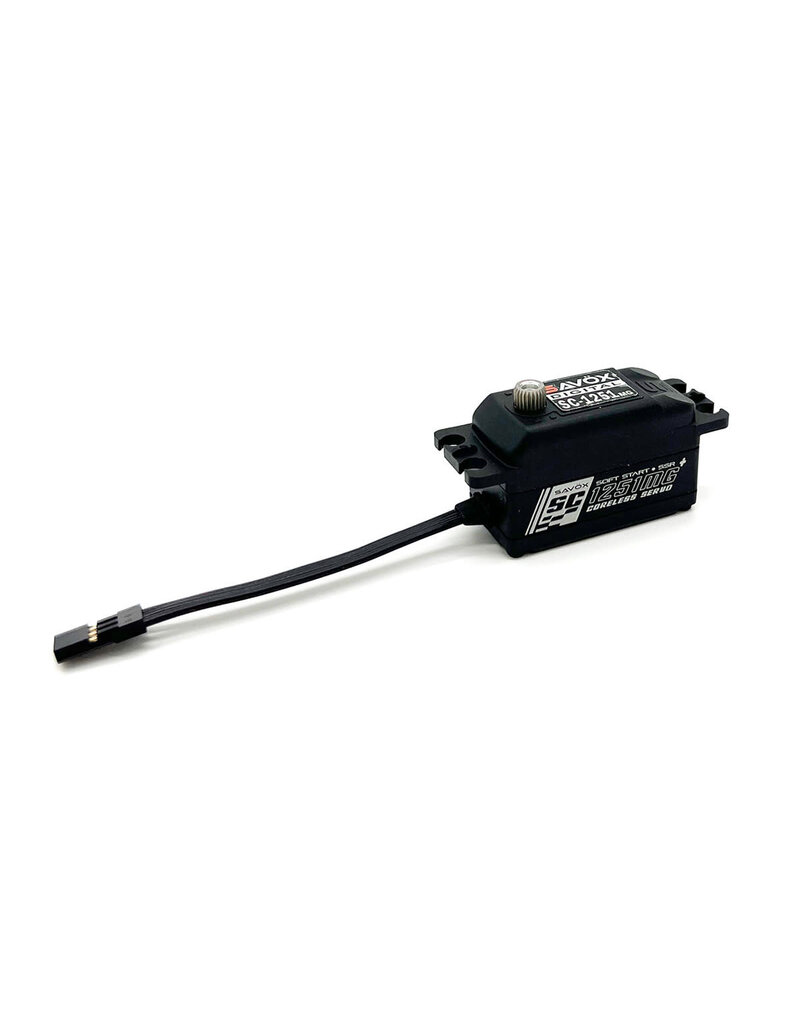 SAVOX SAVSC1251MGP-BE BLACK EDITION, LOW PROFILE DIGITAL SERVO WITH SOFT START, 0.09SEC / 125OZ @ 6V