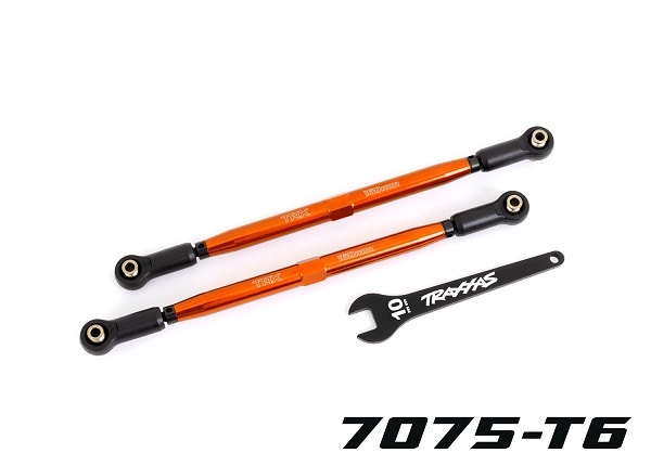 TRA7897-ORNG TOE LINKS FRONT ORNG ALUM