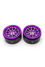 TREAL X0033DMQIL  TYPE A 1.9'' SPOKED BEADLOCK WHEELS (PURPLE) (2)