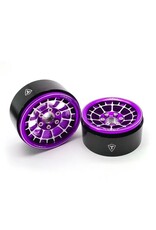 TREAL X0033DMQIL  TYPE A 1.9'' SPOKED BEADLOCK WHEELS (PURPLE) (2)
