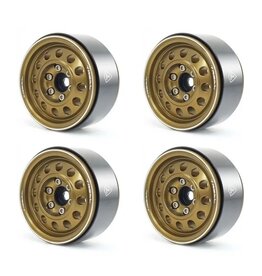 TREAL TRLX003K9O1HH TYPE I 1.9" VINTAGE 12-HOLE BEADLOCK WHEELS (BRONZE) (4)