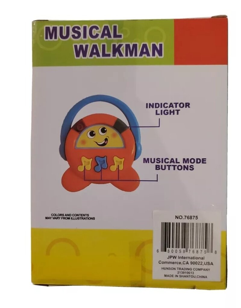 MUSICAL BABY WALKMAN 76875