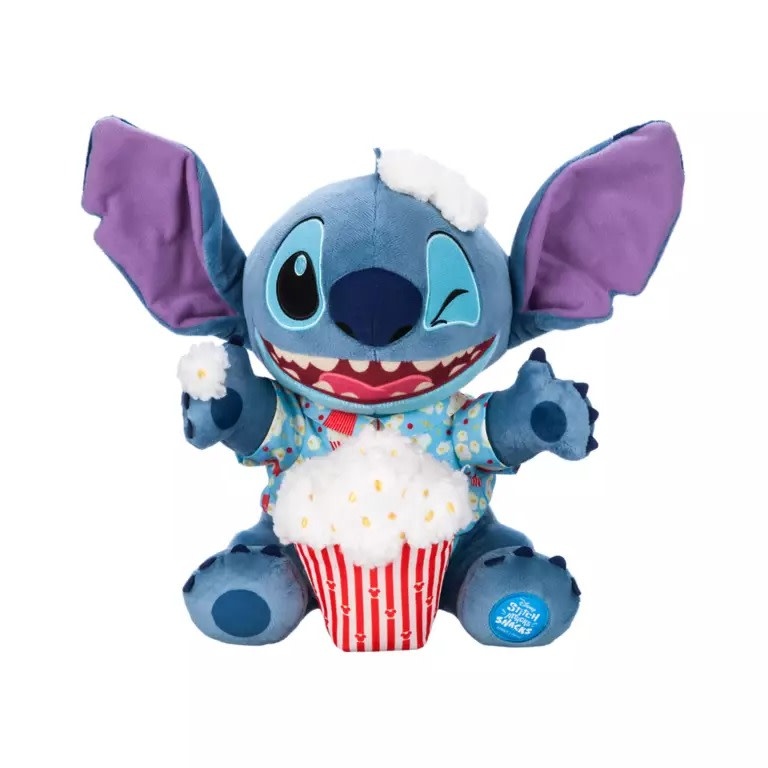 DISNEY STITCH ATTACKS SNACKS POPCORN PLUSH 12'' - LILO & STITCH