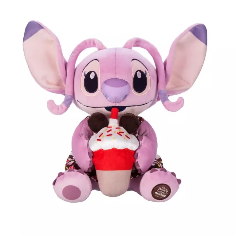 DISNEY STITCH ANGEL ATTACKS SNACKS ICE CREAM PLUSH 12'' - LILO & STITCH