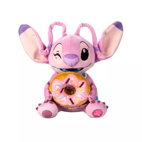 DISNEY STITCH ANGEL ATTACKS SNACKS DONUT PLUSH 12'' - LILO & STITCH