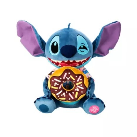 DISNEY STITCH ATTACKS SNACKS DONUT PLUSH 12'' - LILO & STITCH