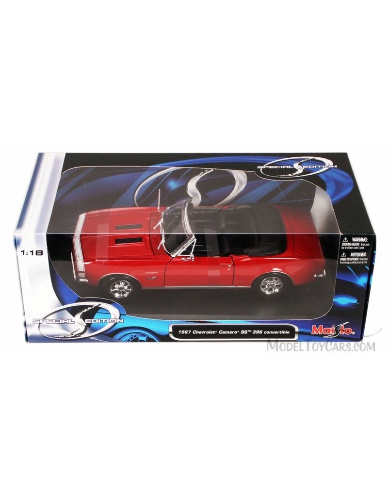 MAISTO MAISTO 31684 1/18 SCALE DIE CAST 1967 CHEVROLET CAMERO SS 396 CONVERTIBLE