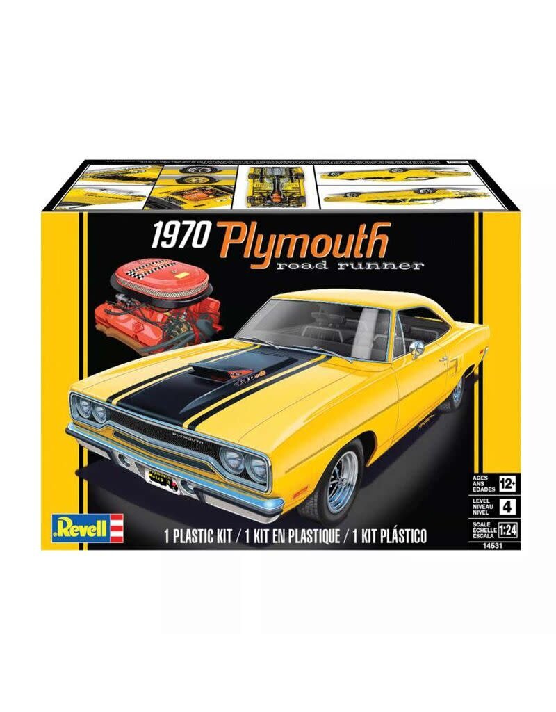 REVELL RMX14531 1/24 1970 PLYMOUTH ROAD RUNNER PLASTIC MODEL KIT