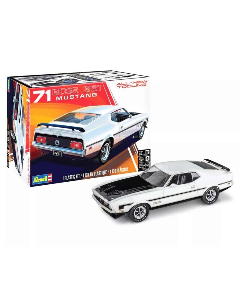 REVELL RMX14512 1/25 1971 MUSTANG BOSS 351 PLASTIC MODEL KIT