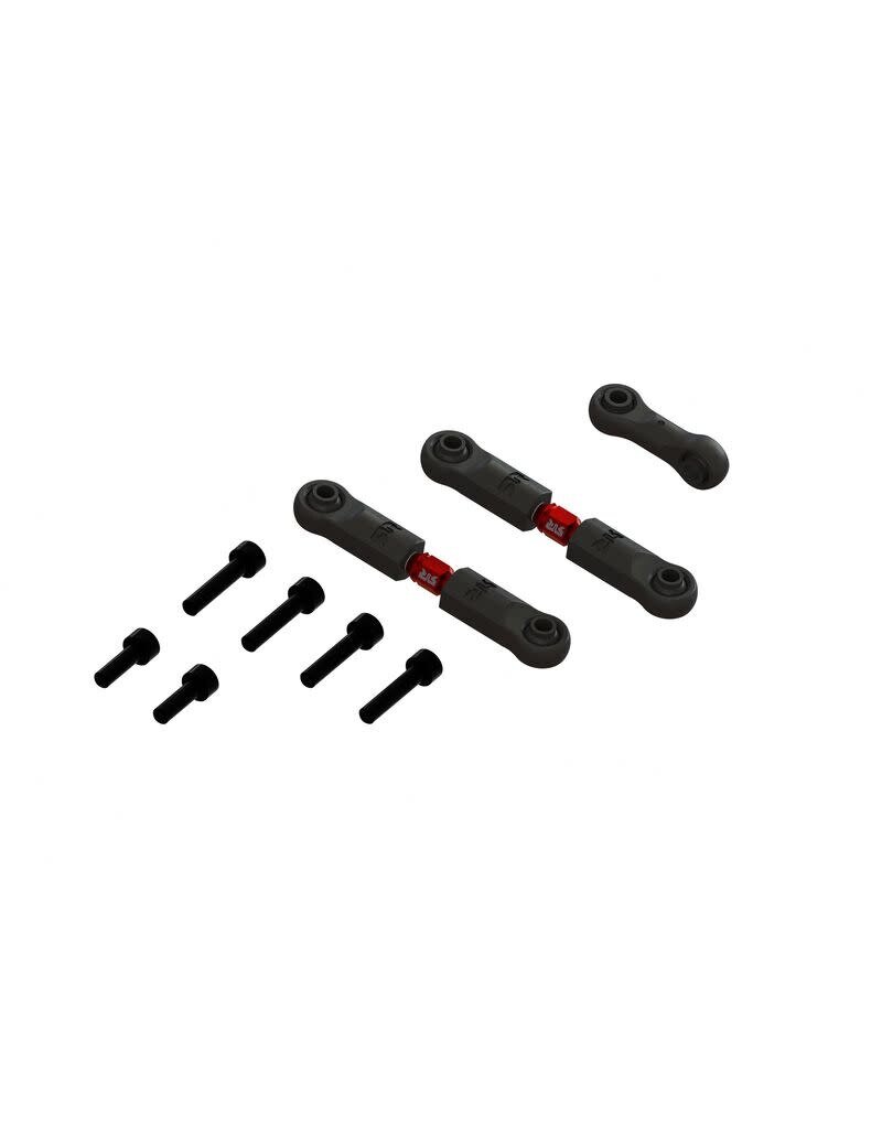 ARRMA ARA340217 ALUMINUM ADJUSTABLE STEERING LINK SET B GROM