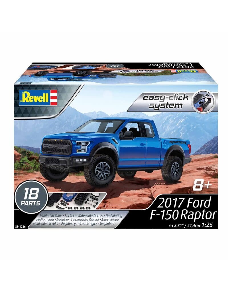 REVELL RMX851236 1/25 FORD F-150 RAPTOR EASY CLICK