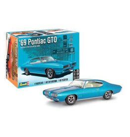 REVELL RMX14530 1/24 1969 PONTIAC GTO PLASTIC MODEL KIT